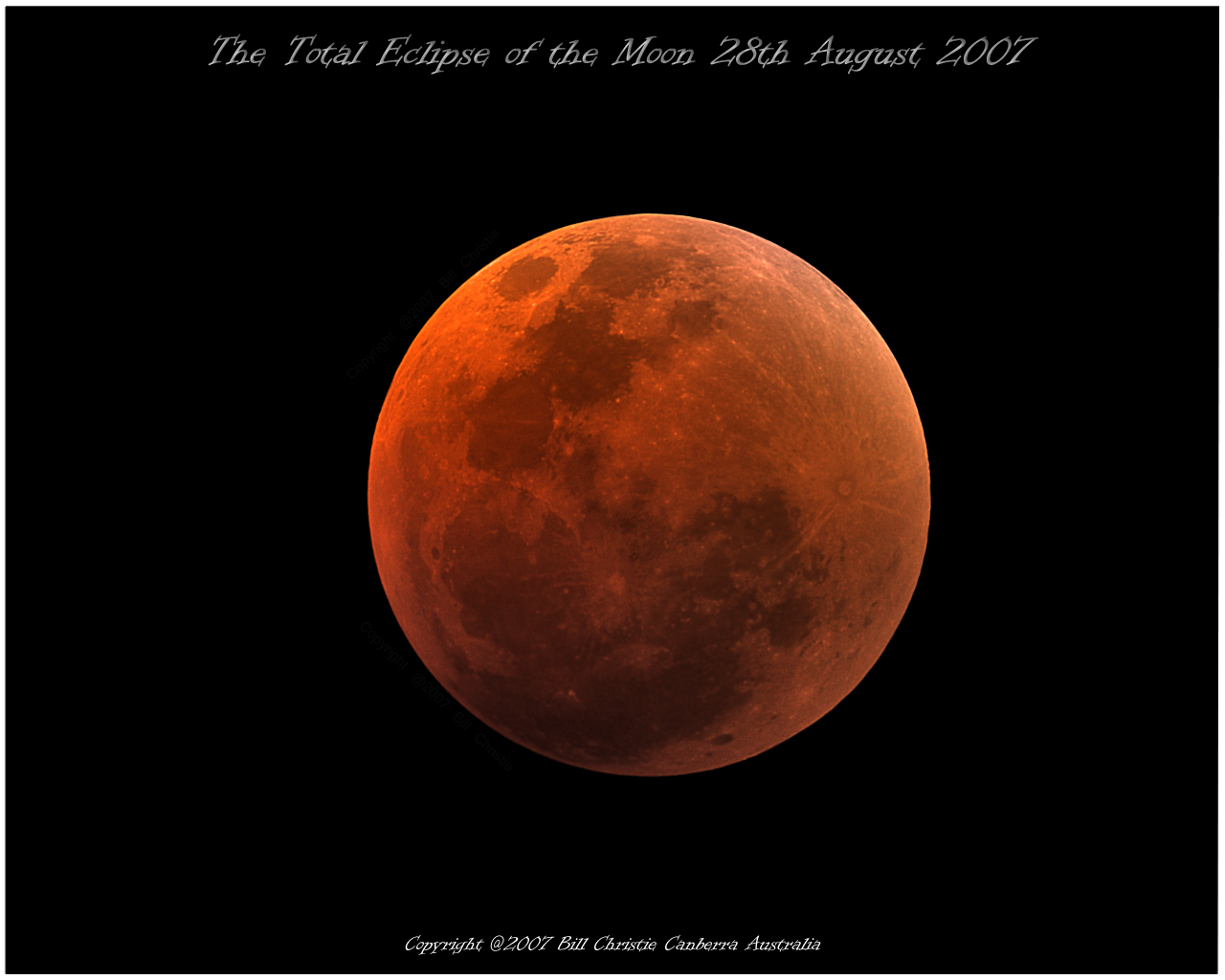 Gallery - the Great Eclipse of the Moon 2007
